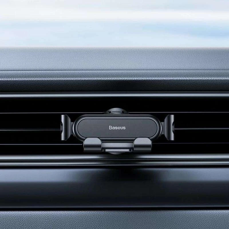 Автотримач Baseus Stable Gravitational Car Mount Lite (Air Outlet Version) – Чорний. Фото 5 з 8