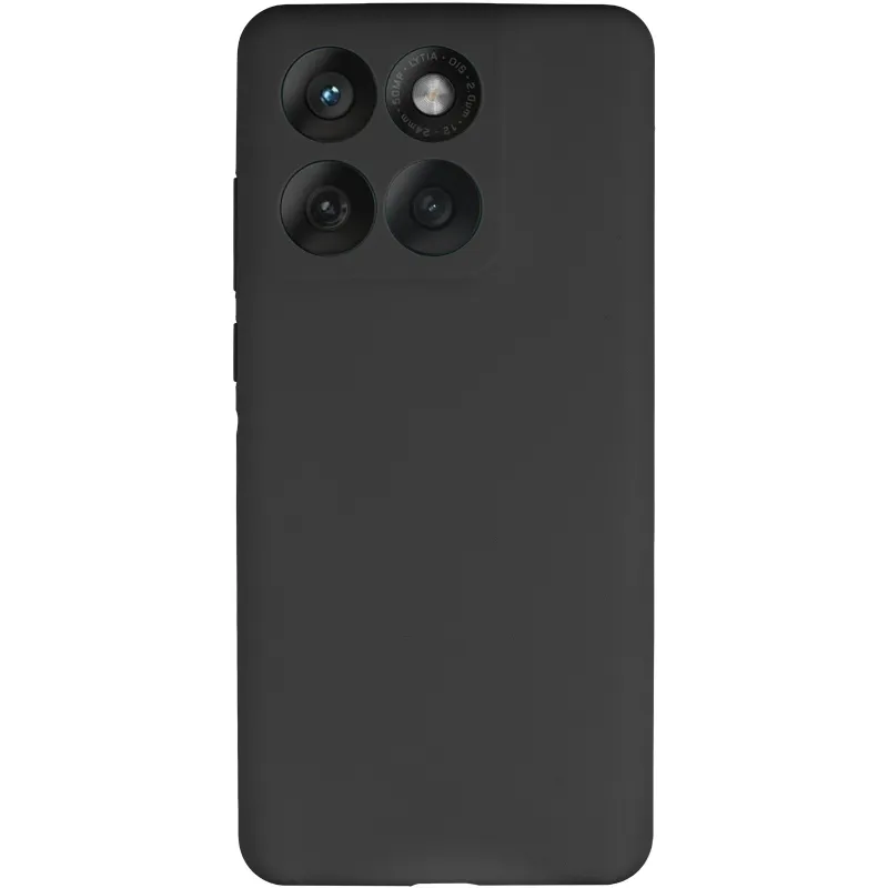 Чохол Silicone Case Lakshmi Premium із закритою камерою для Motorola Edge 60 – Чорний / Black. Фото 3 з 10