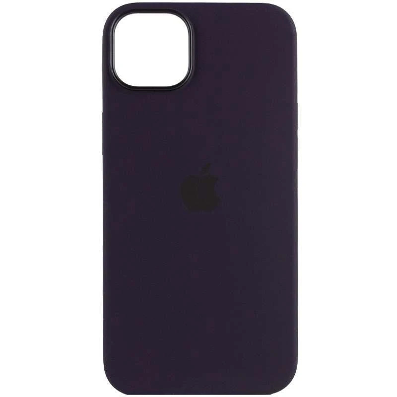 

Чехол Silicone case Premium с Magsafe для Apple iPhone 14 Plus (6.7") (Фиолетовый / Elderberry), Фіолетовий / elderberry