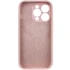 Чохол з захистом камери Silicone Case для Apple iPhone 15 Pro Max (6.7") – Рожевий / Chalk Pink. Фото 4 з 7