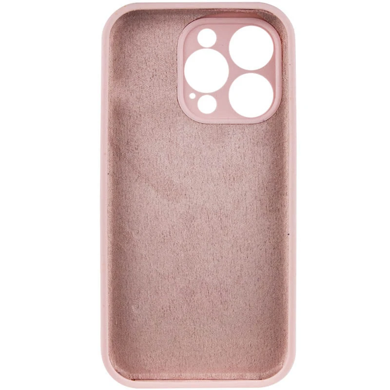 Чохол з захистом камери Silicone Case для Apple iPhone 16 – Рожевий / Chalk Pink. Фото 2 з 5