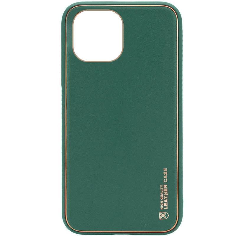 Кожаный чехол Xshield для Xiaomi Mi 11 Lite – Зеленый / Army green. Фото 2 из 4