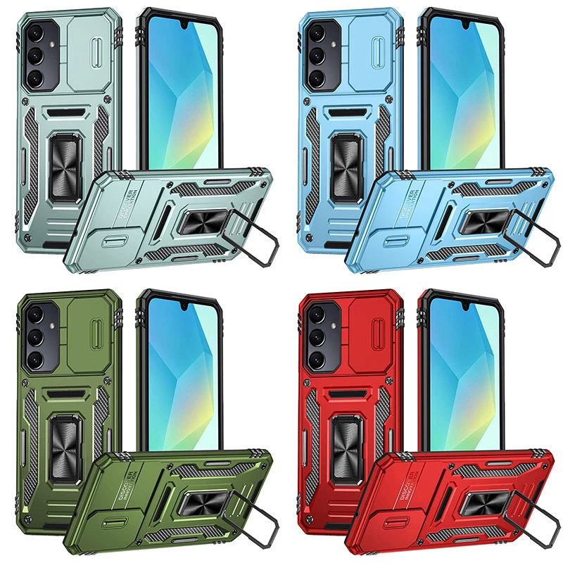 Ударостійкий чохол Square Ring зi шторкою на камеру на Samsung Galaxy A56 5G фото 1 з 2