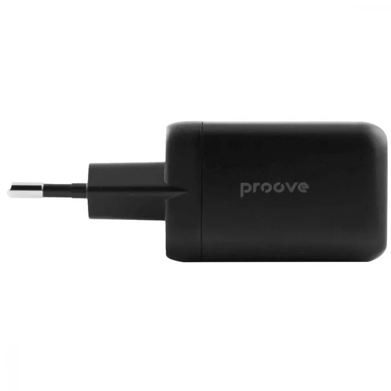 СЗУ Proove Silicone Power 40W (Type-C+Type-C) – Black. Фото 4 из 6