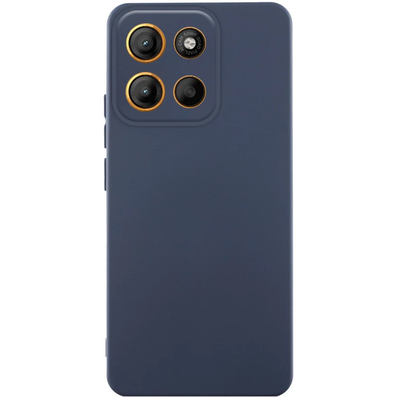 Чохол Silicone Case Lakshmi Plus з закритою камерою на Motorola Moto G15 4G – Синій / Midnight blue. Фото 1 Чохол Silicone Case Lakshmi Plus з закритою камерою на Motorola Moto G15 4G – Синій / Midnight blue. Фото 1 з 1