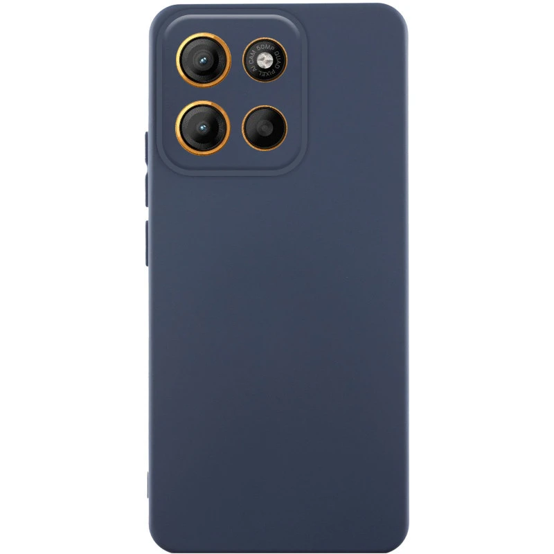 Чохол Silicone Cover Ummi Lakshmi Full Camera (AA) для Motorola Moto G56 5G – Синій / Midnight blue. Фото 1 з 1