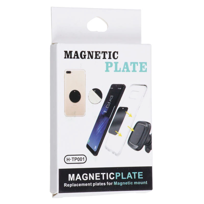 Набор металлических пластин для магнитных холдеров (2шт) – Черный. Фото 2 из 2