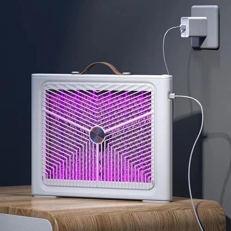 Ловушка для насекомых с UV подсветкой GB-08 Trident with battery 1200 mAh – White. Фото 3 из 5