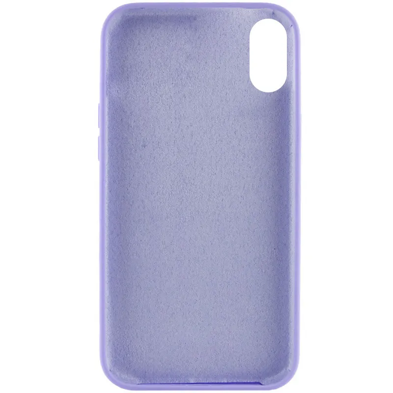 Чехол Silk Full Protective (AA) NO LOGO для Apple iPhone XS Max (6.5") – Сиреневый / Dasheen. Фото 2 из 4