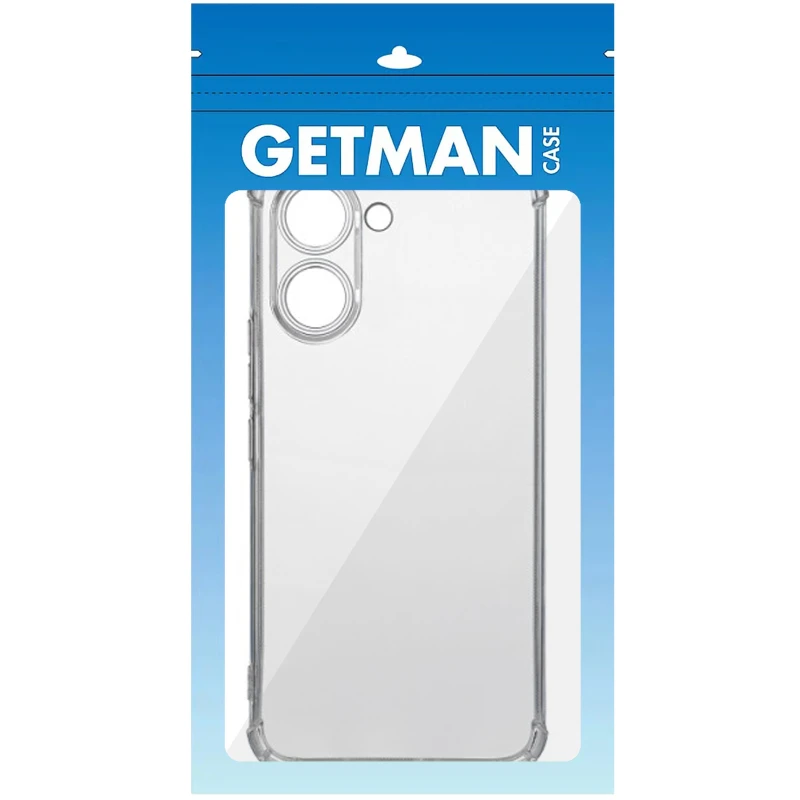 Ультратонкий силіконовий чохол GETMAN з критими бортами та камерою для Xiaomi POCO X8 Pro – Безбарвний (прозорий). Фото 3 з 3