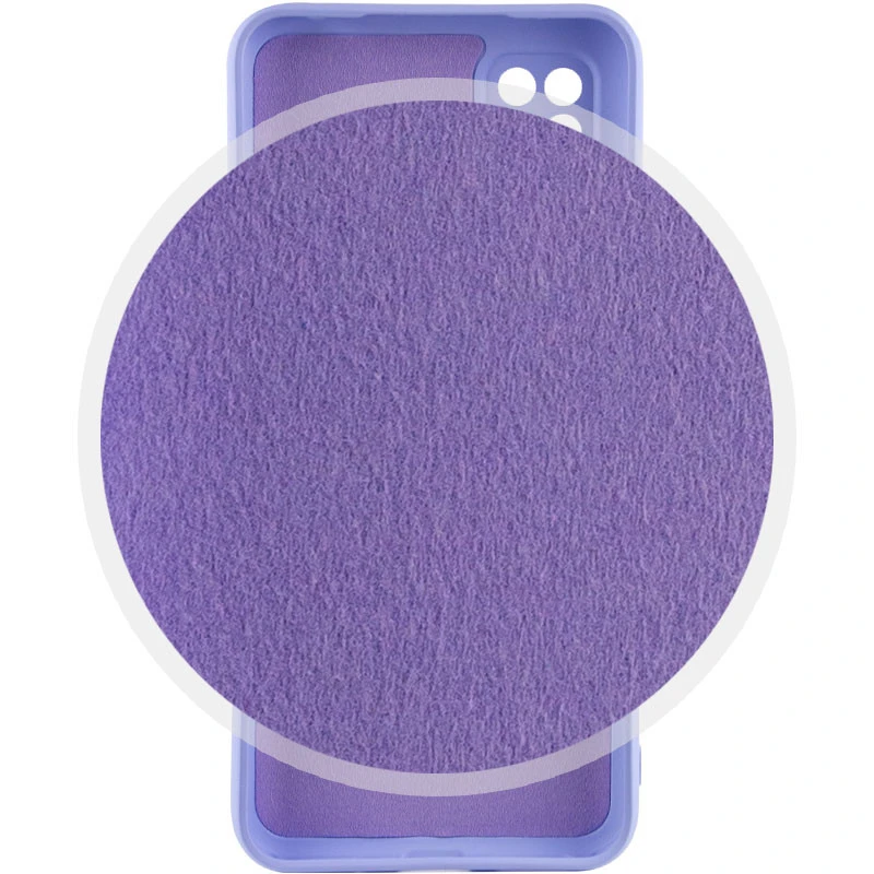 Чехол Silicone Case Lakshmi Premium з закритою камерою на Xiaomi Redmi 10A – Сиреневый / Dasheen. Фото 3 из 5