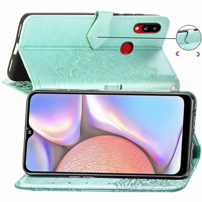 Кожаный чехол-книжка Art Case с визитницей для Samsung Galaxy A10s фото 7 из 8