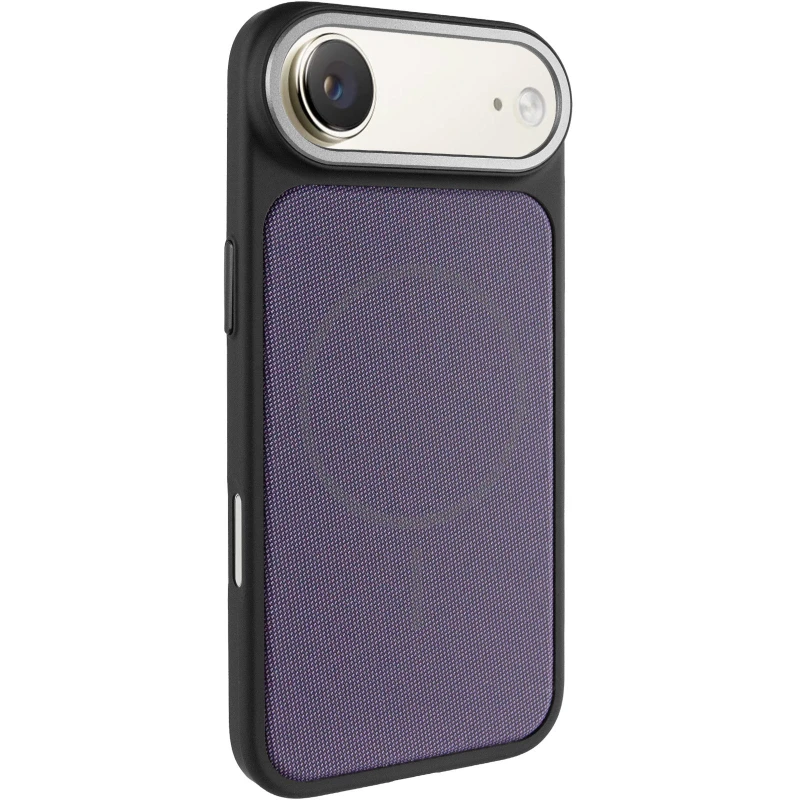 Чехол TPU TechWoven Hybrid with MagSafe для Apple iPhone 17 Air (6.5") – Black / Purple. Фото 2 из 6