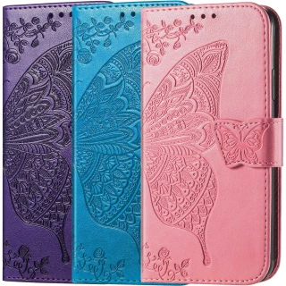 Шкіряний чохол-книжка Butterfly Pattern для Samsung Galaxy A26 5G фото 1 з 1