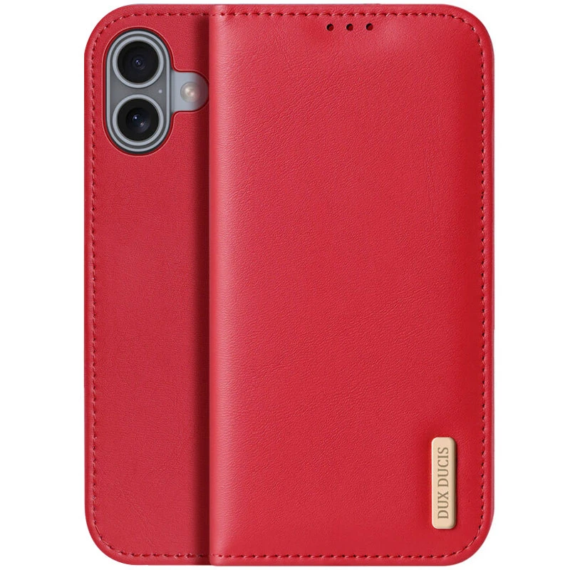 Чохол-книжка Dux Ducis Hivo для Apple iPhone 17 (6.3") – Red. Фото 1 з 6