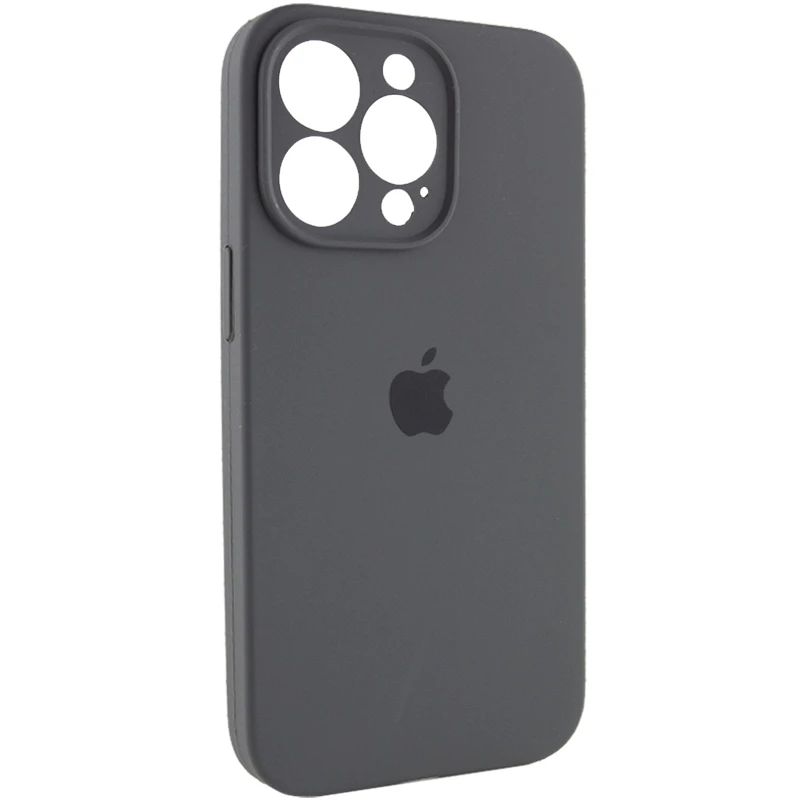 Чохол Silicone Case з захистом камери на Apple iPhone 13 Pro Max (6.7") – Сірий / Dark Gray. Фото 3 з 8