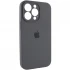 Чохол Silicone Case з захистом камери на Apple iPhone 14 Pro Max (6.7") – Сірий / Dark Gray. Фото 3 з 8