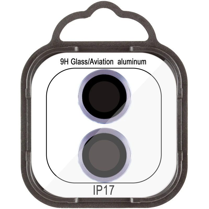 Металлическое защитное стекло на камеру для Apple iPhone 17 (6.3") – Голубой / Light Blue. Фото 4 из 8