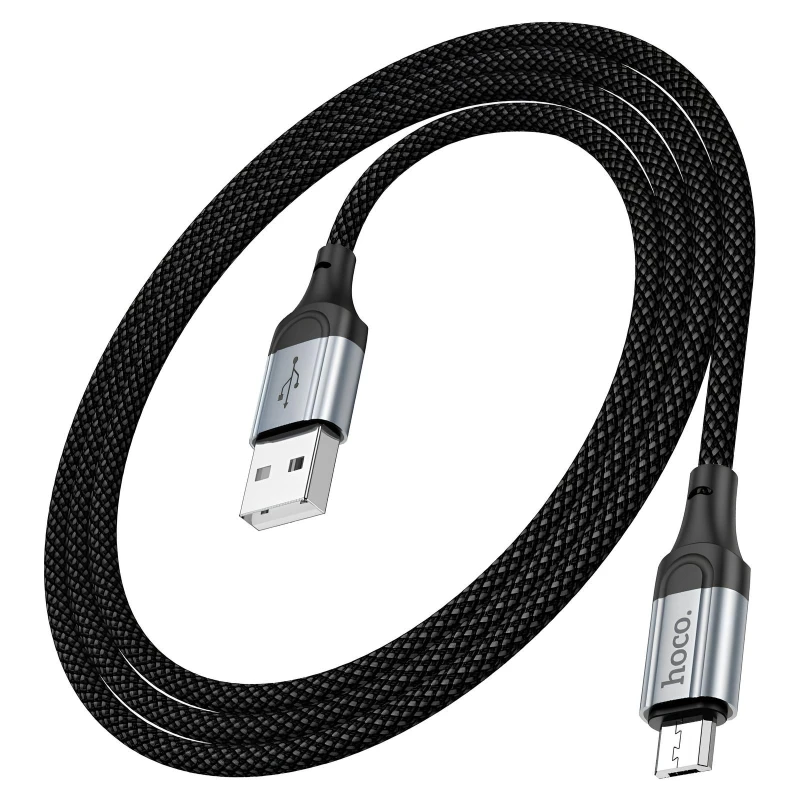 Дата кабель Hoco X102 Fresh USB to MicroUSB (1m) – Black. Фото 5 з 6