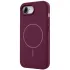 Чехол Silk Full Protective (AA) NO LOGO with Magnetic Fit для Apple iPhone 16e (6.1") – Бордовый / Plum. Фото 1 из 1