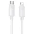 Дата кабель Borofone BX123 Leya Type-C to Lightning 30W (1m) – White. Фото 1 з 4