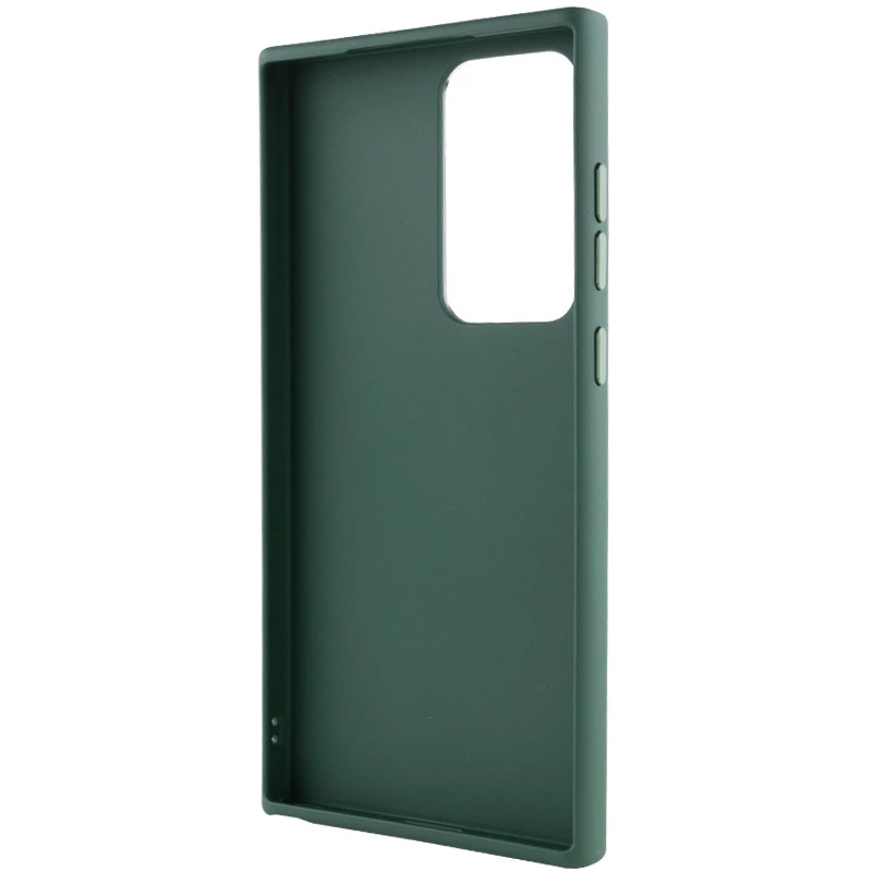 TPU чохол Bonbon з металевими кнопками на Samsung Galaxy S24 Ultra – Зелений / Army green. Фото 3 з 5