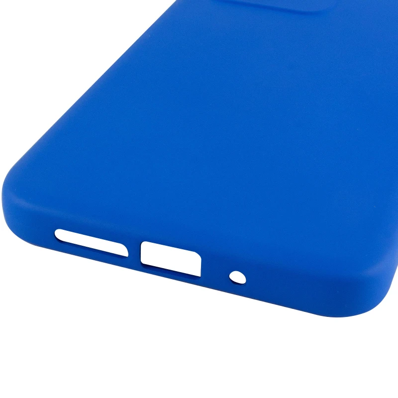 Цветной силиконовый чехол GETMAN с закрытой камерой на Xiaomi Redmi 15 (Global) – Синий / Royal blue. Фото 6 из 6