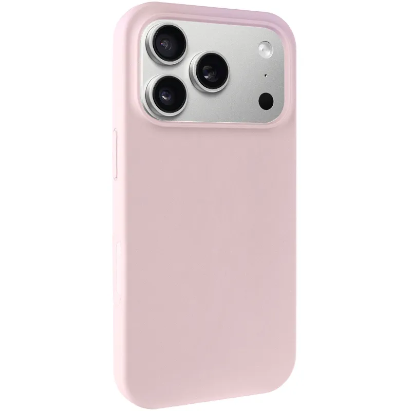 Чехол Silk Full Protective (AA) NO LOGO для Apple iPhone 17 Pro (6.3") – Розовый / Chalk Pink. Фото 1 из 7