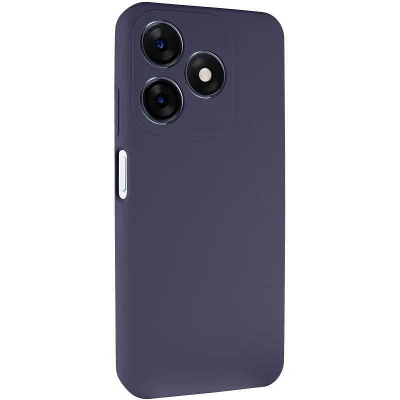 Чохол Silicone Case Lakshmi Premium із закритою камерою для TECNO Spark 10 – Темно-синій / Midnight blue. Фото 1 з 8