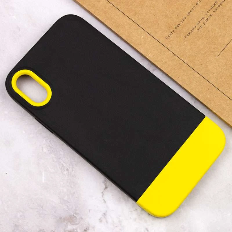Двоколірний чохол Bichromatic на Apple iPhone X (5.8") – Black / Yellow. Фото 5 з 5