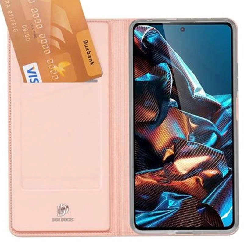 Чохол-книжка Dux Ducis на Xiaomi 12T / 12T Pro – Rose Gold. Фото 5 з 5