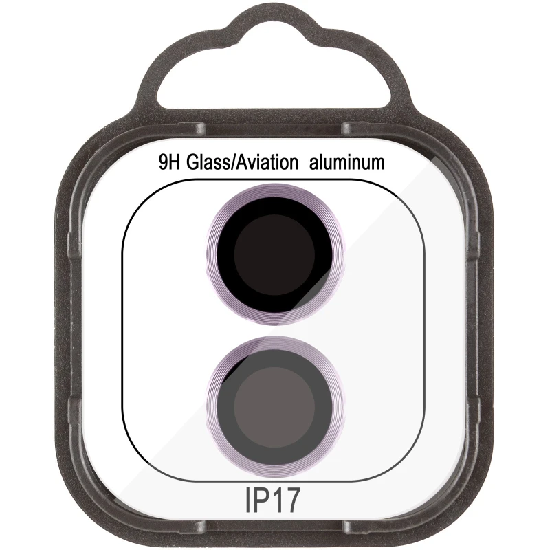 Металлическое защитное стекло на камеру для Apple iPhone 17 (6.3") – Фиолетовый / Light Purple. Фото 3 из 4