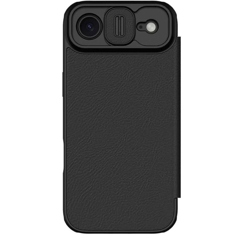 Шкіряний чохол-книжка Nillkin Qin Pro Camshield для Apple iPhone 17 Air (6.5") – Black. Фото 3 з 6