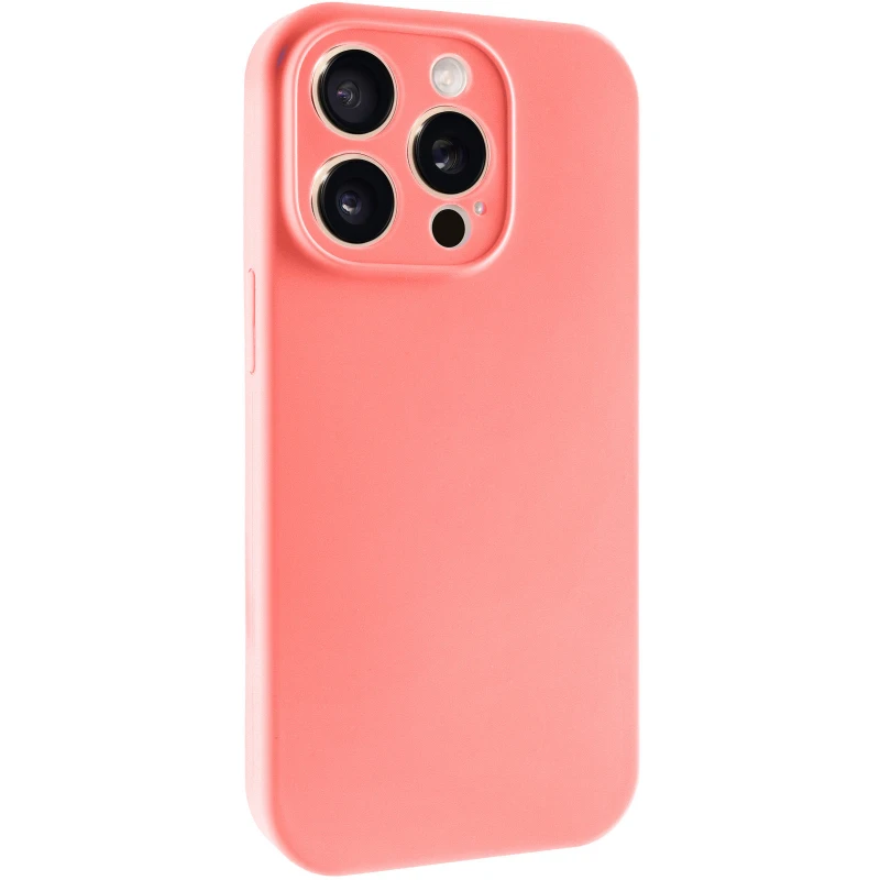 Чохол Silk Full Camera Protective (AA) NO LOGO для Apple iPhone 13 Pro (6.1") – Кораловий / Pink Orange. Фото 2 з 2