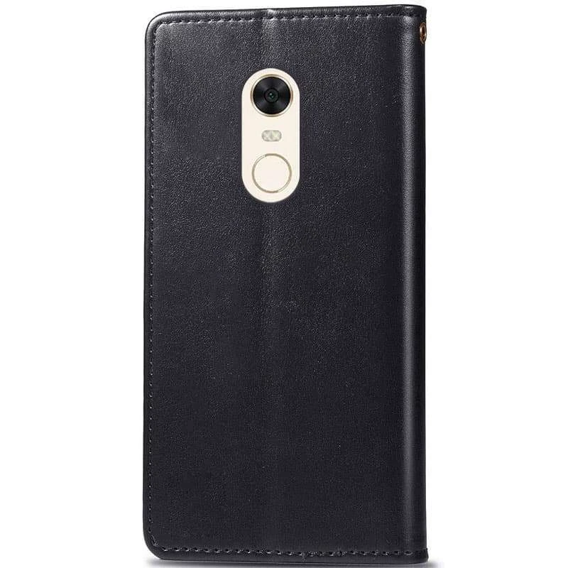 Чохол-книжка GETMAN галант на Xiaomi Redmi 5 Plus / Redmi Note 5 (Single Camera) – Чорний. Фото 2 з 4