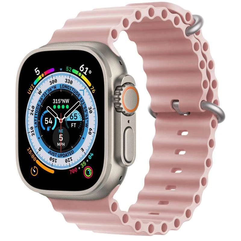 

Ремінець Ocean Band для Apple watch 42mm/44mm/45mm/49mm (Рожевий / Pink Sand)