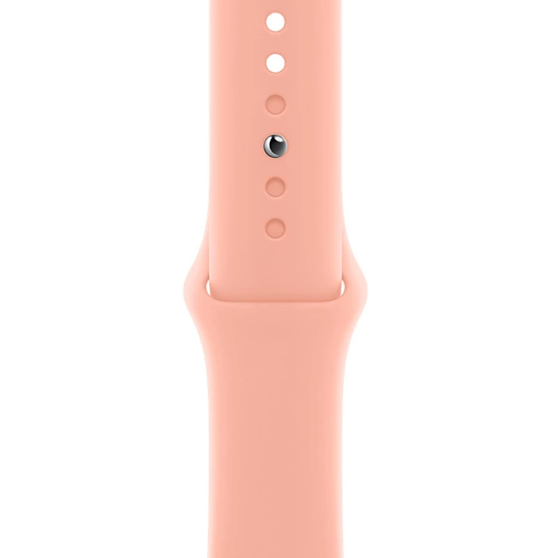 Силіконовий ремінець для Apple watch 42mm/44mm/45mm/49mm – Рожевий / Flamingo. Фото 3 з 3
