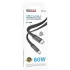 Дата кабель Borofone BX124 Peace Type-C to Type-C 60W (1m) – Black. Фото 2 з 6