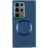 TPU чехол Bonbon с металлическими кнопками та MagSafe на Samsung Galaxy S24 Ultra – Синий / Cosmos Blue. Фото 4 из 11