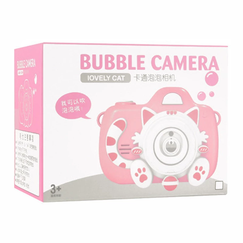 Фотокамера-генератор мильних бульбашок 1001 Kitty Children's camera – Pink. Фото 5 з 5