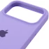 Чехол Silicone Case (AA) Logo with MagSafe для Apple iPhone 17 Pro Max (6.9") – Сиреневый / Dasheen. Фото 11 из 13