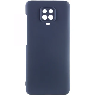 Чехол Silicone Case Lakshmi Premium з закритою камерою на Xiaomi Redmi Note 9s / Note 9 Pro / Note 9 Pro Max — Темно-синий / Midnight blue