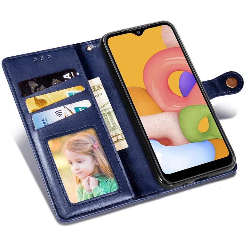 Чохол-книжка GETMAN галант на TECNO Spark 10C – Синій. Фото 5 Чохол-книжка GETMAN галант на TECNO Spark 10C – Синій. Фото 5 з 5
