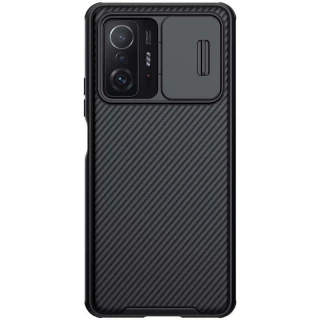 Карбоновая накладка Nillkin со шторкой для камеры для Xiaomi 11T / 11T Pro фото 1 Карбоновая накладка Nillkin со шторкой для камеры для Xiaomi 11T / 11T Pro фото 1 из 1