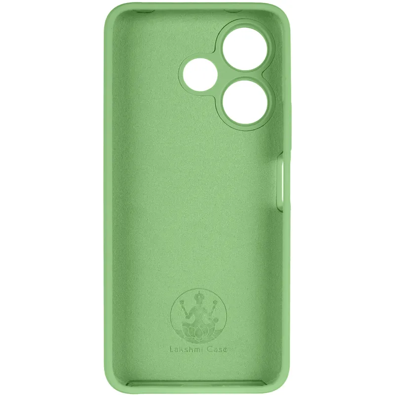 Чехол Silicone Case Lakshmi Premium з закритою камерою на Xiaomi Poco M6 4G – Мятный / Mint. Фото 5 из 8