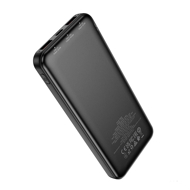 Портативное ЗУ Power Bank Hoco J136 Sirui 22.5W+PD20W 10000 mAh – Black. Фото 4 из 5