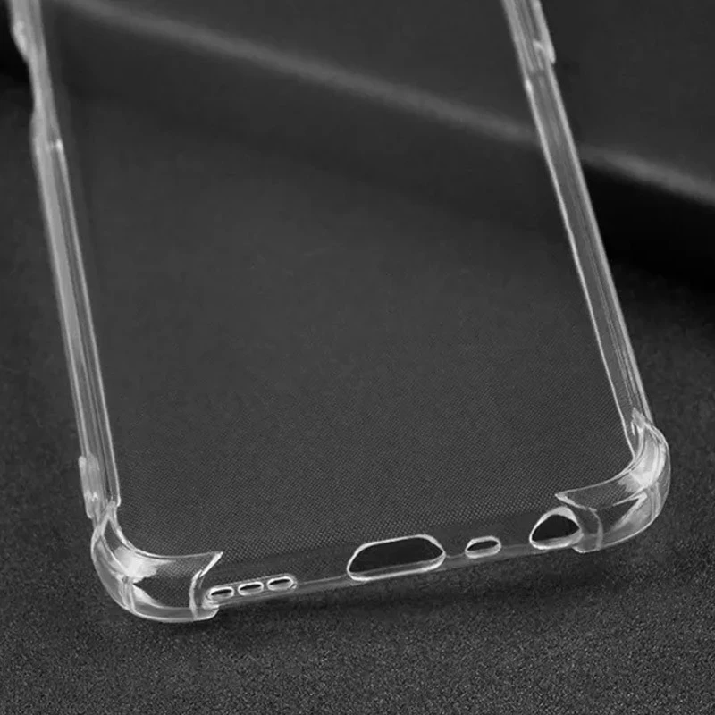 Ультратонкий силіконовий чохол GETMAN з критими бортами та камерою для Oppo A16s / A16 – Безбарвний (прозорий). Фото 3 з 7