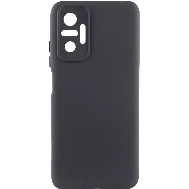 Чохол Silicone Case Lakshmi Premium із закритою камерою для Xiaomi Redmi Note 10 Pro – Сірий / Dark Gray. Фото 1 з 7