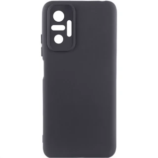Чохол Silicone Case Lakshmi Premium із закритою камерою для Xiaomi Redmi Note 10 Pro — Сірий / Dark Gray