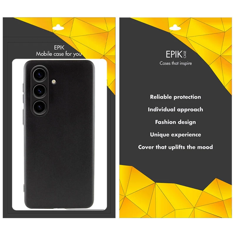 Чорний силіконовий чохол Epik із захистом камери на Samsung Galaxy A37 5G – Чорний. Фото 2 з 2